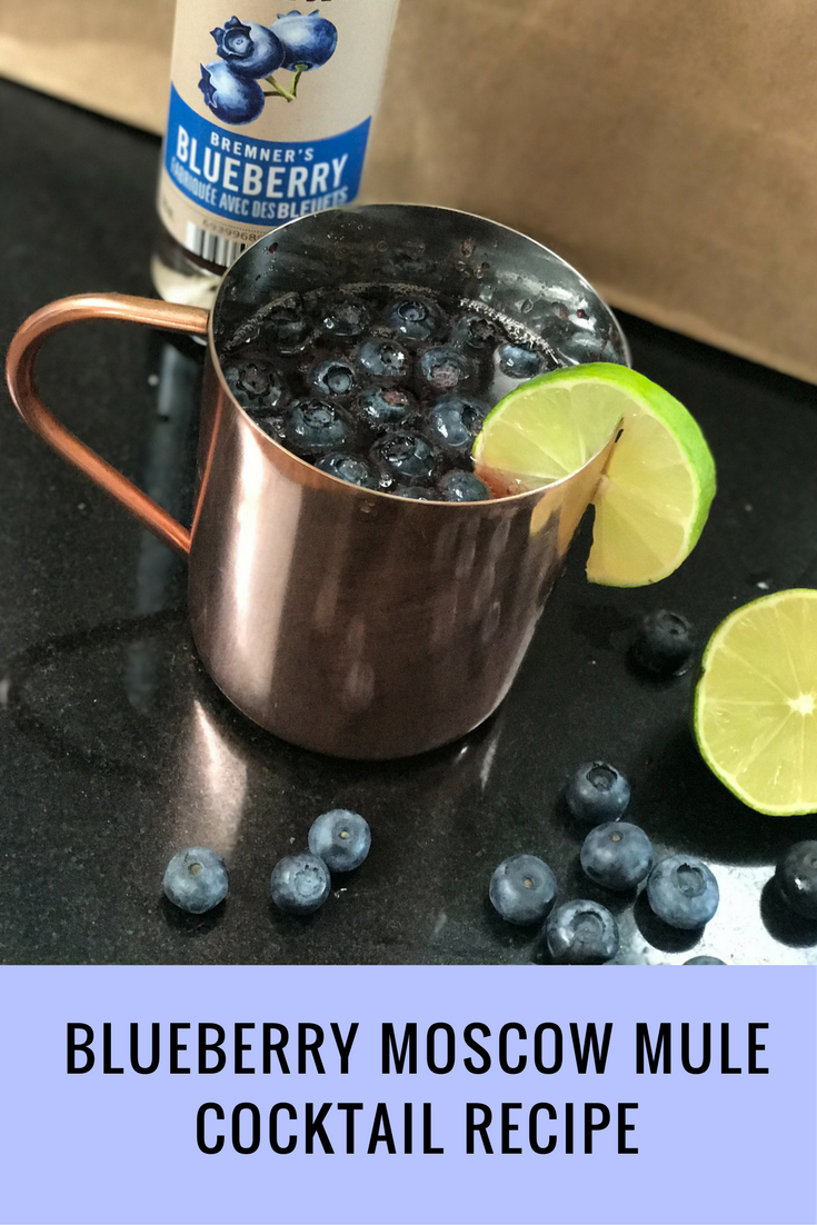 Blueberry Moscow Mule Cocktail Recipe