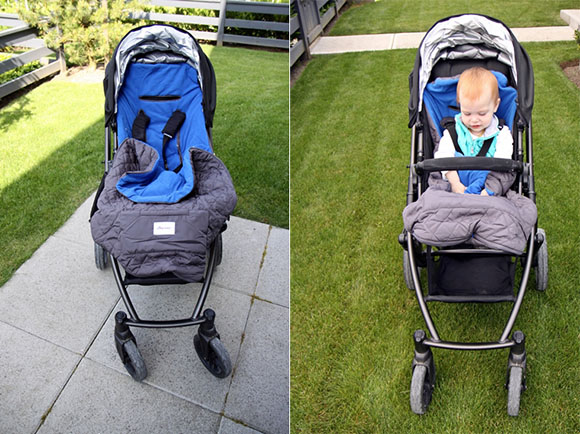 diy stroller footmuff