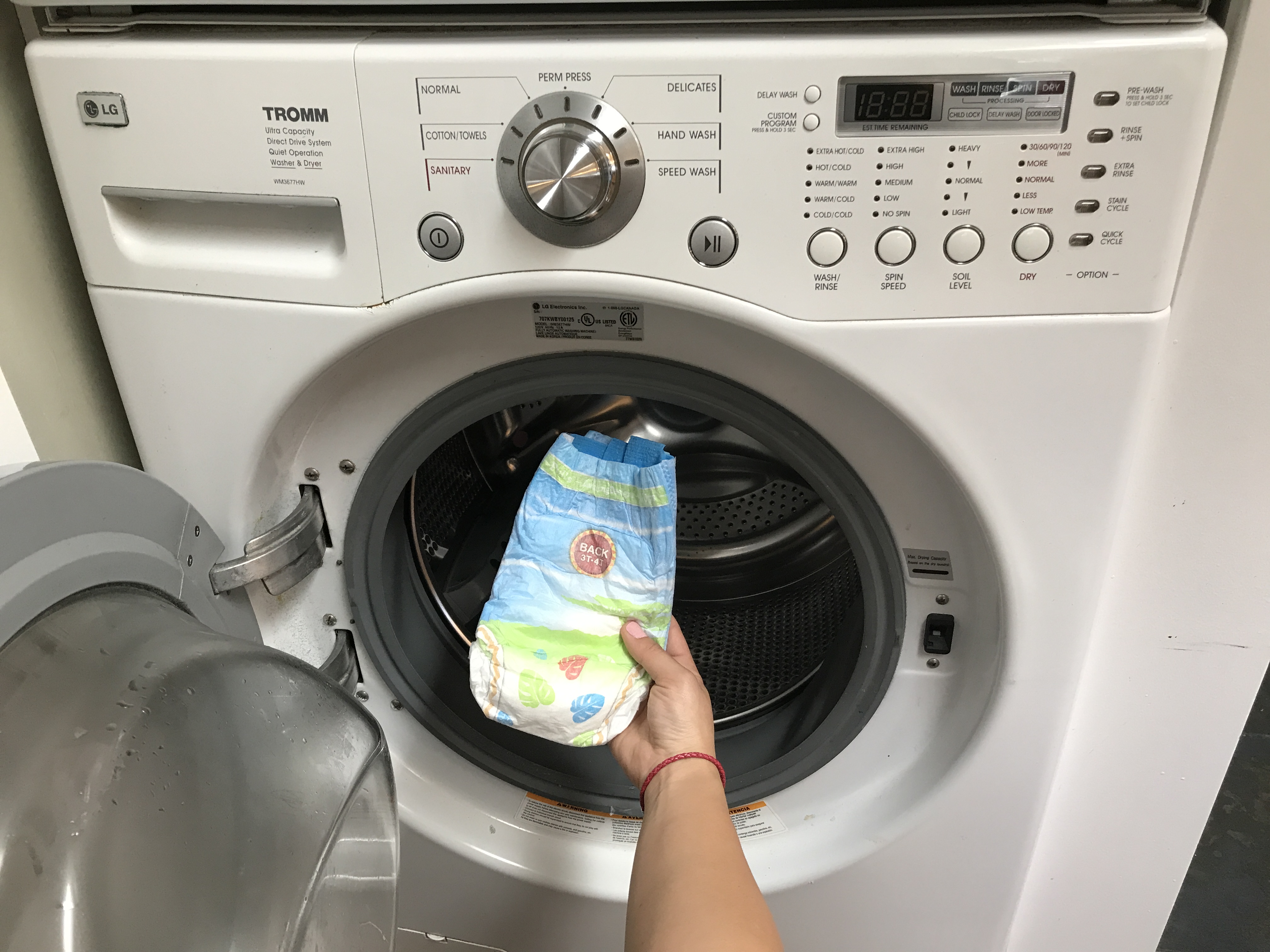 cloth diaper washing machine
